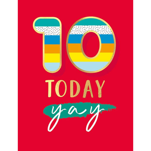 Picture of 10 TODAY YAY BIRTHDAY CARD